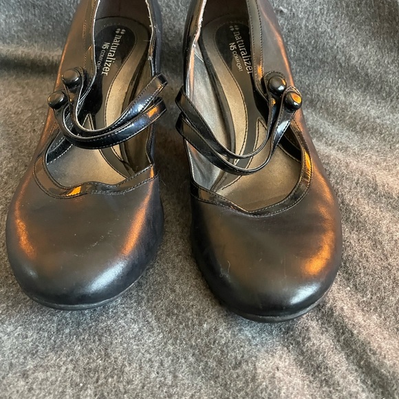 Naturalizer comfort, black leather heel Maryjane style, sz 7 - Picture 4 of 5